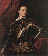 DYCK, Sir Anthony Van Portrait of a Young General dfgj oil painting on canvas